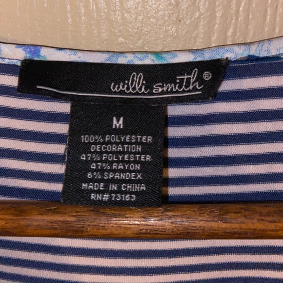 Willi Smith Mixed Material Modern Abstract Tank - size medium - Picture 4 of 5